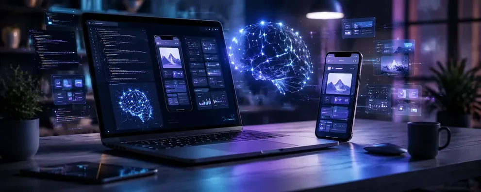 کاور آموزش ساخت اپ با ChatGPT بدون نیاز به کدنویسی